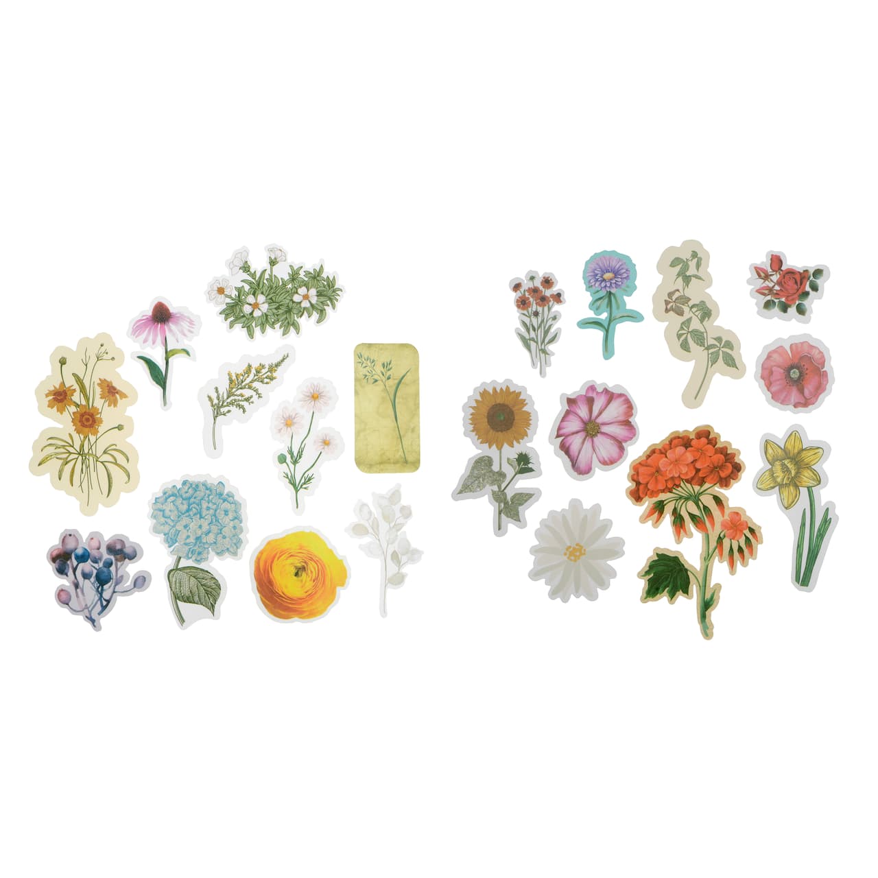 12 Pack: Flowers Vellum Ephemera by Recollections™